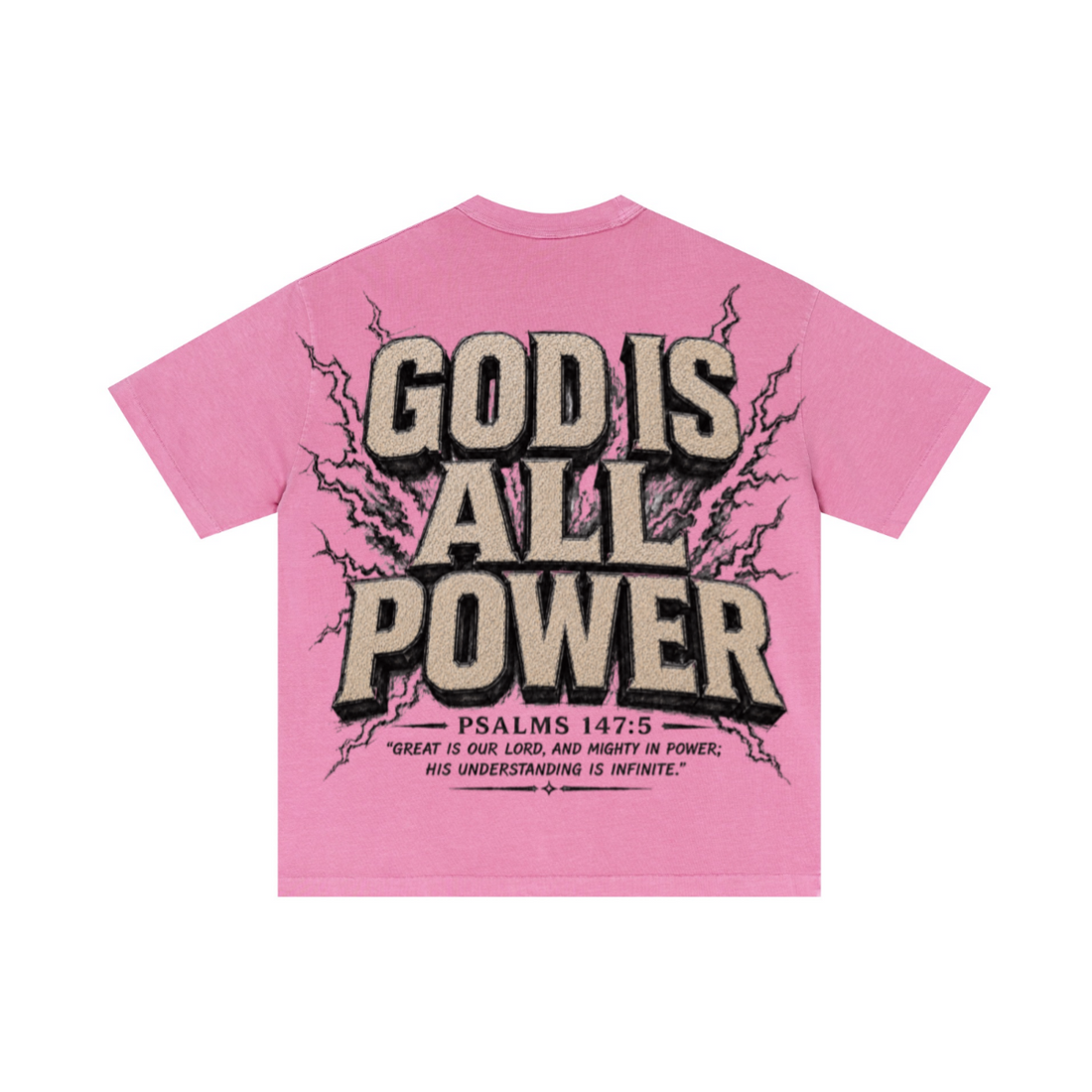 275GSM Unisex Double-Yarn 100% Cotton Plain-Wash T-shirt Rose Pink