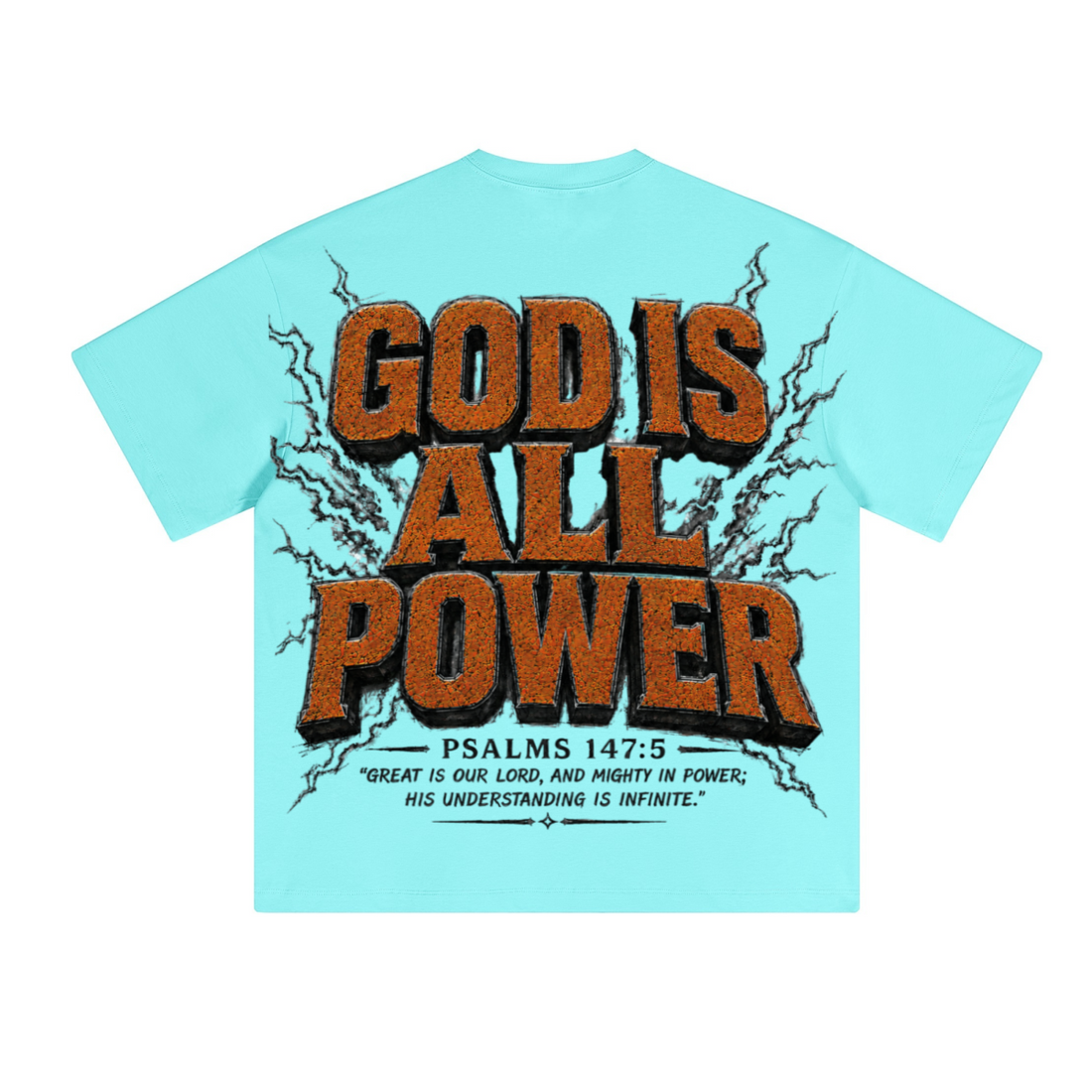 230GSM Unisex Cool-Touch Sorona Fabric Basic Crew Neck T-shirt Ice Blue