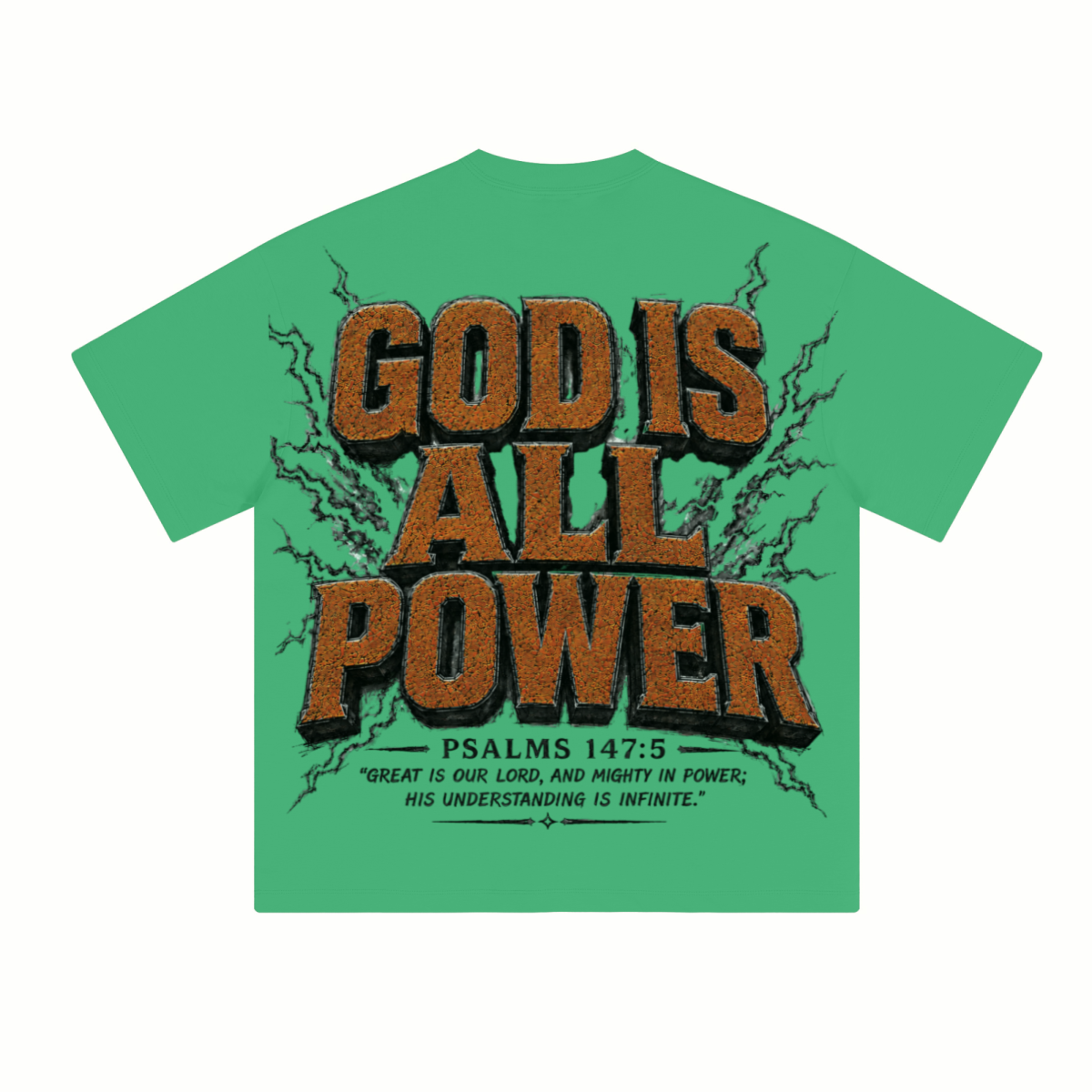 230GSM Unisex Cool-Touch Sorona Fabric Basic Crew Neck T-shirt Grass Green