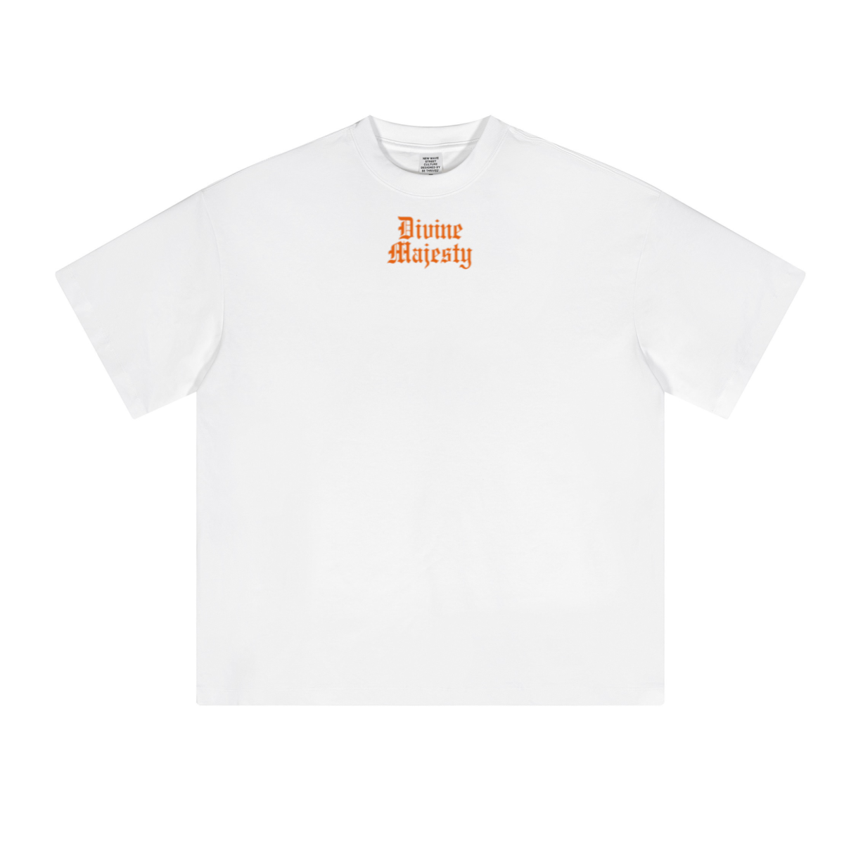 230GSM Unisex Cool-Touch Sorona Fabric Basic Crew Neck T-shirt White
