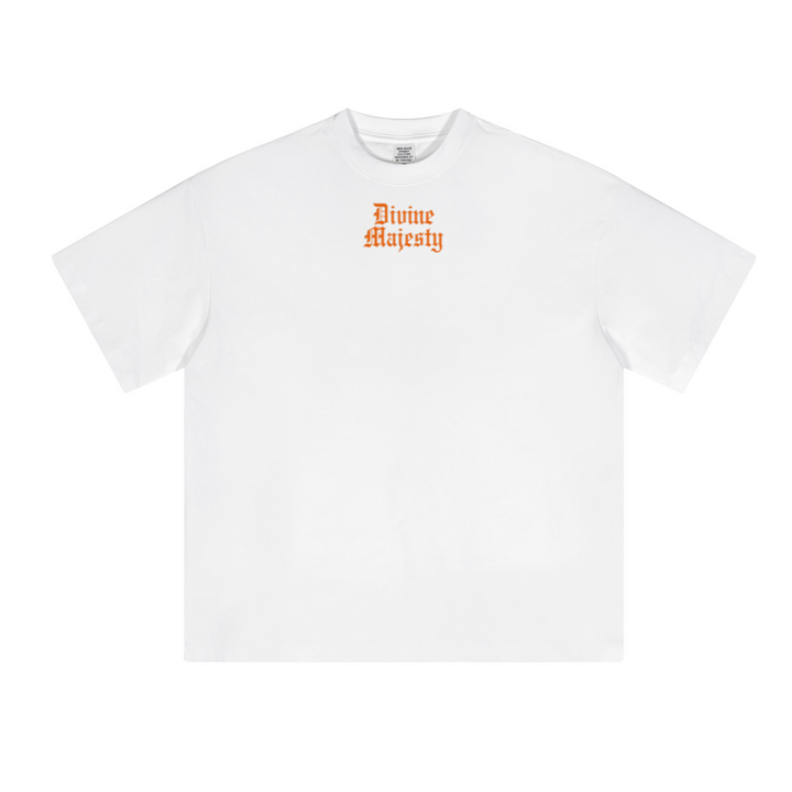 230GSM Unisex Cool-Touch Sorona Fabric Basic Crew Neck T-shirt White
