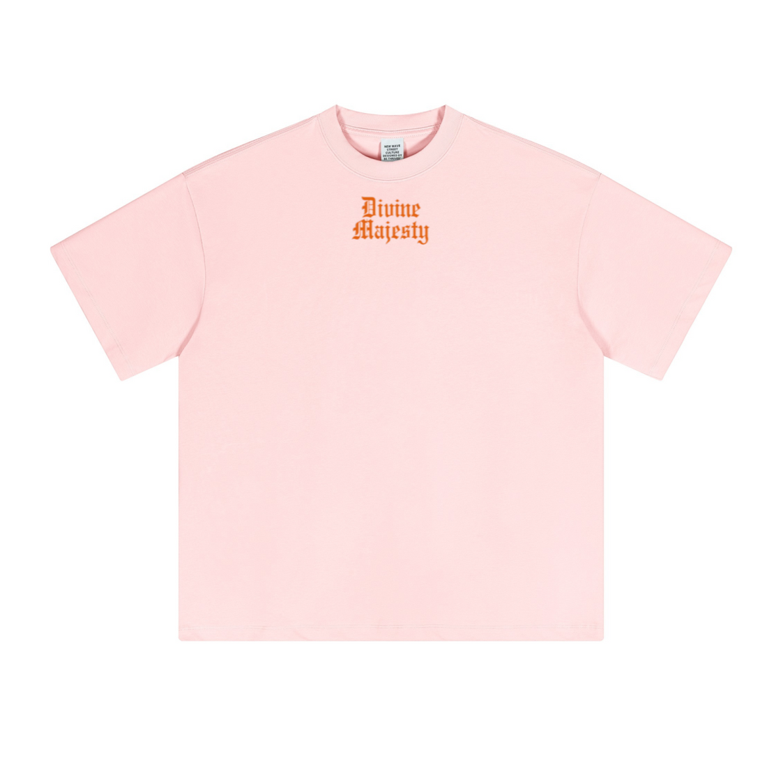 230GSM Unisex Cool-Touch Sorona Fabric Basic Crew Neck T-shirt Pink