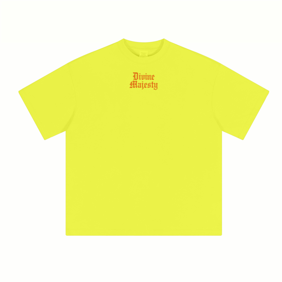 230GSM Unisex Cool-Touch Sorona Fabric Basic Crew Neck T-shirt Lemon Yellow