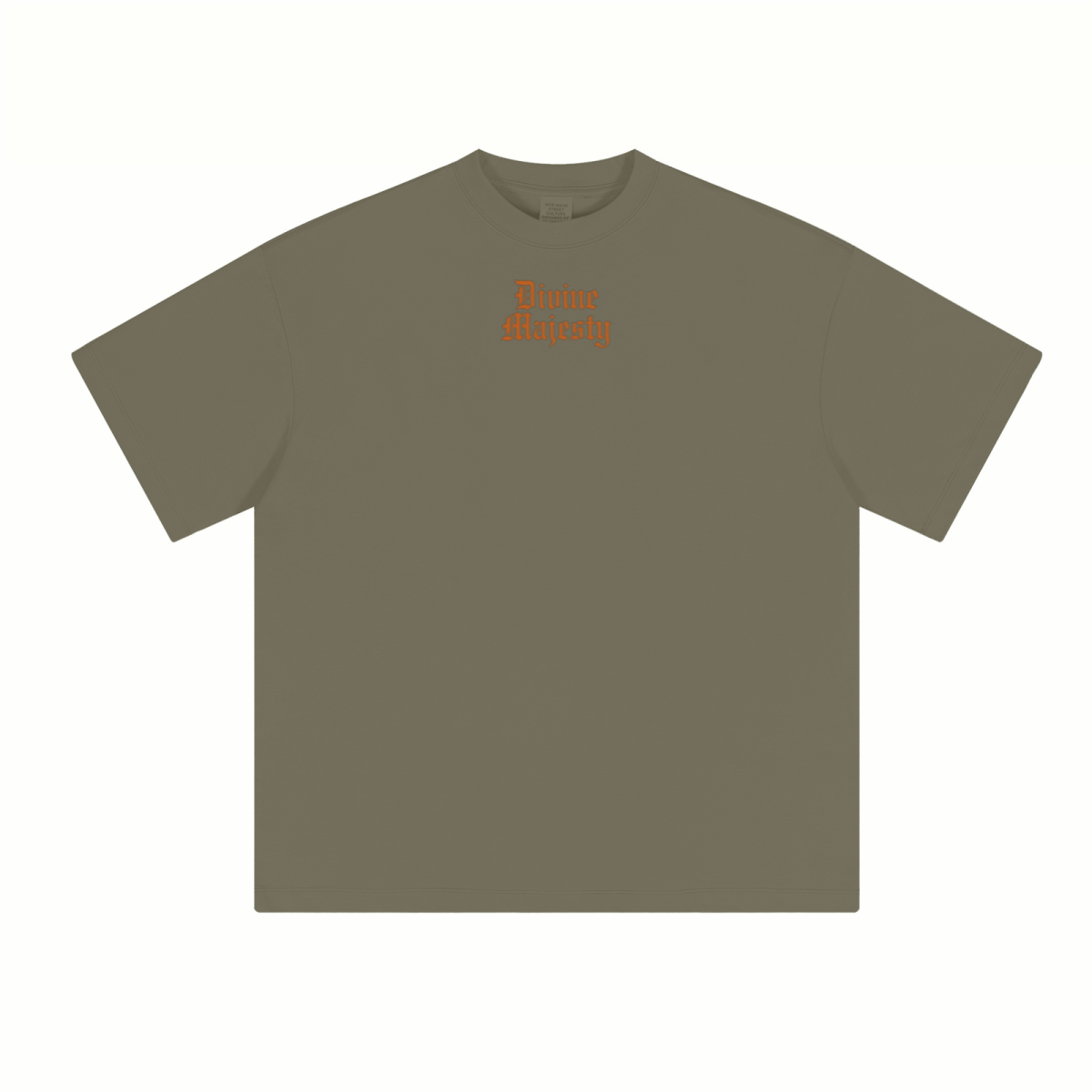 230GSM Unisex Cool-Touch Sorona Fabric Basic Crew Neck T-shirt Coffee Brown