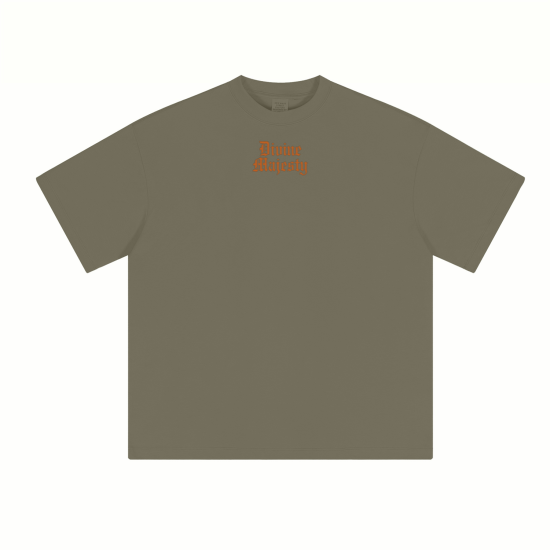 230GSM Unisex Cool-Touch Sorona Fabric Basic Crew Neck T-shirt Coffee Brown