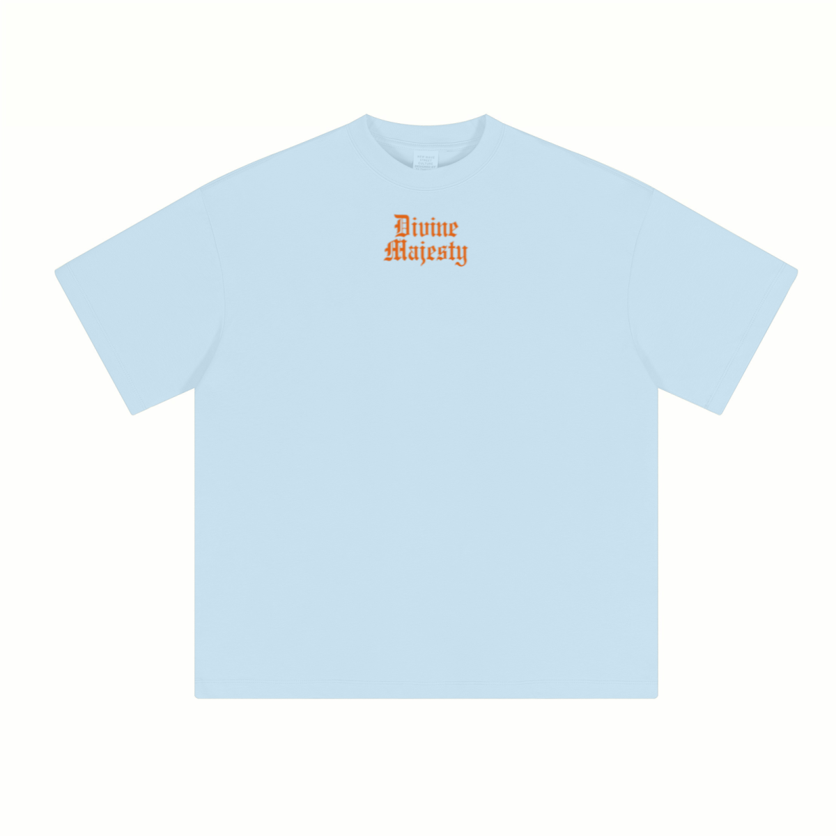 230GSM Unisex Cool-Touch Sorona Fabric Basic Crew Neck T-shirt Sky Blue