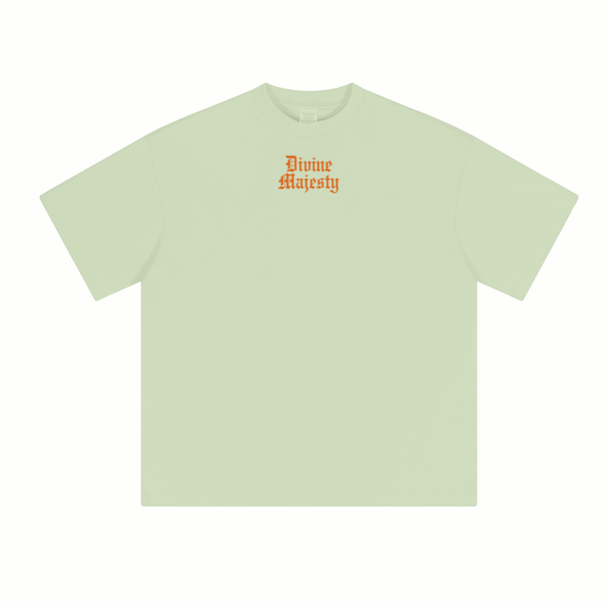 230GSM Unisex Cool-Touch Sorona Fabric Basic Crew Neck T-shirt Light Green