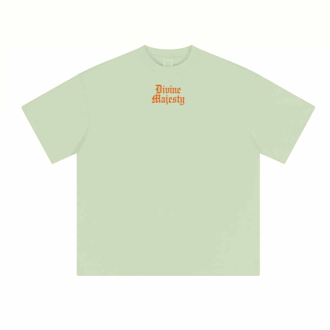 230GSM Unisex Cool-Touch Sorona Fabric Basic Crew Neck T-shirt Light Green