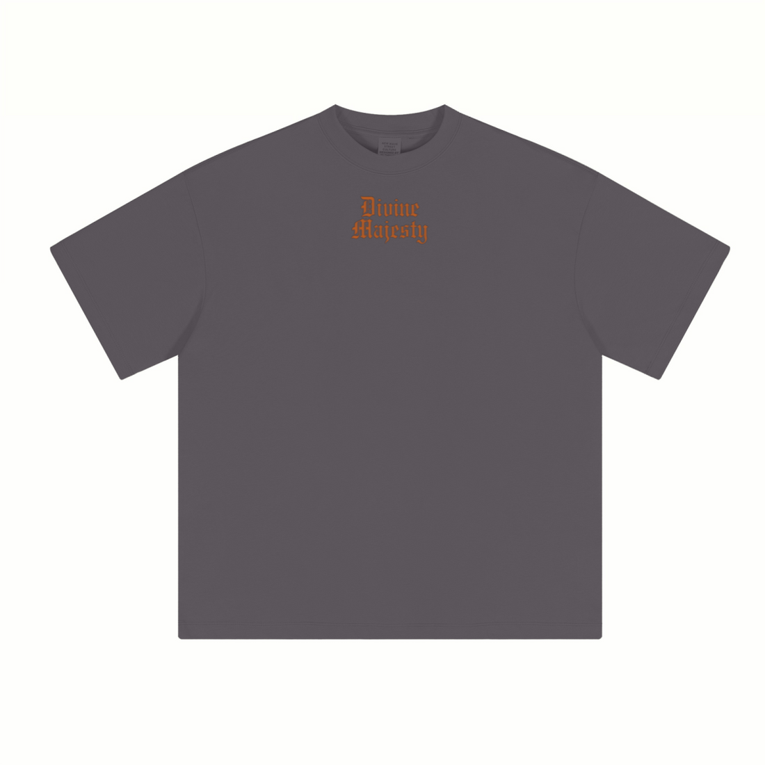 230GSM Unisex Cool-Touch Sorona Fabric Basic Crew Neck T-shirt Plum