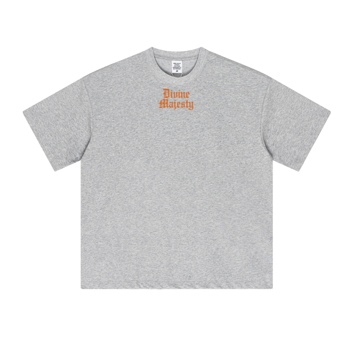 230GSM Unisex Cool-Touch Sorona Fabric Basic Crew Neck T-shirt Heather Gray