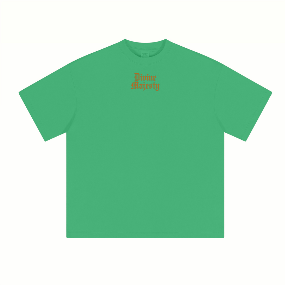230GSM Unisex Cool-Touch Sorona Fabric Basic Crew Neck T-shirt Grass Green
