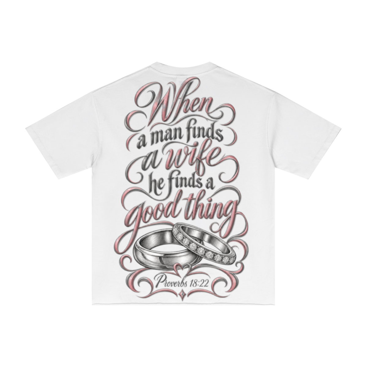 275GSM Women's Double-Yarn Raw-Edge Pigment-Wash T-Shirt White
