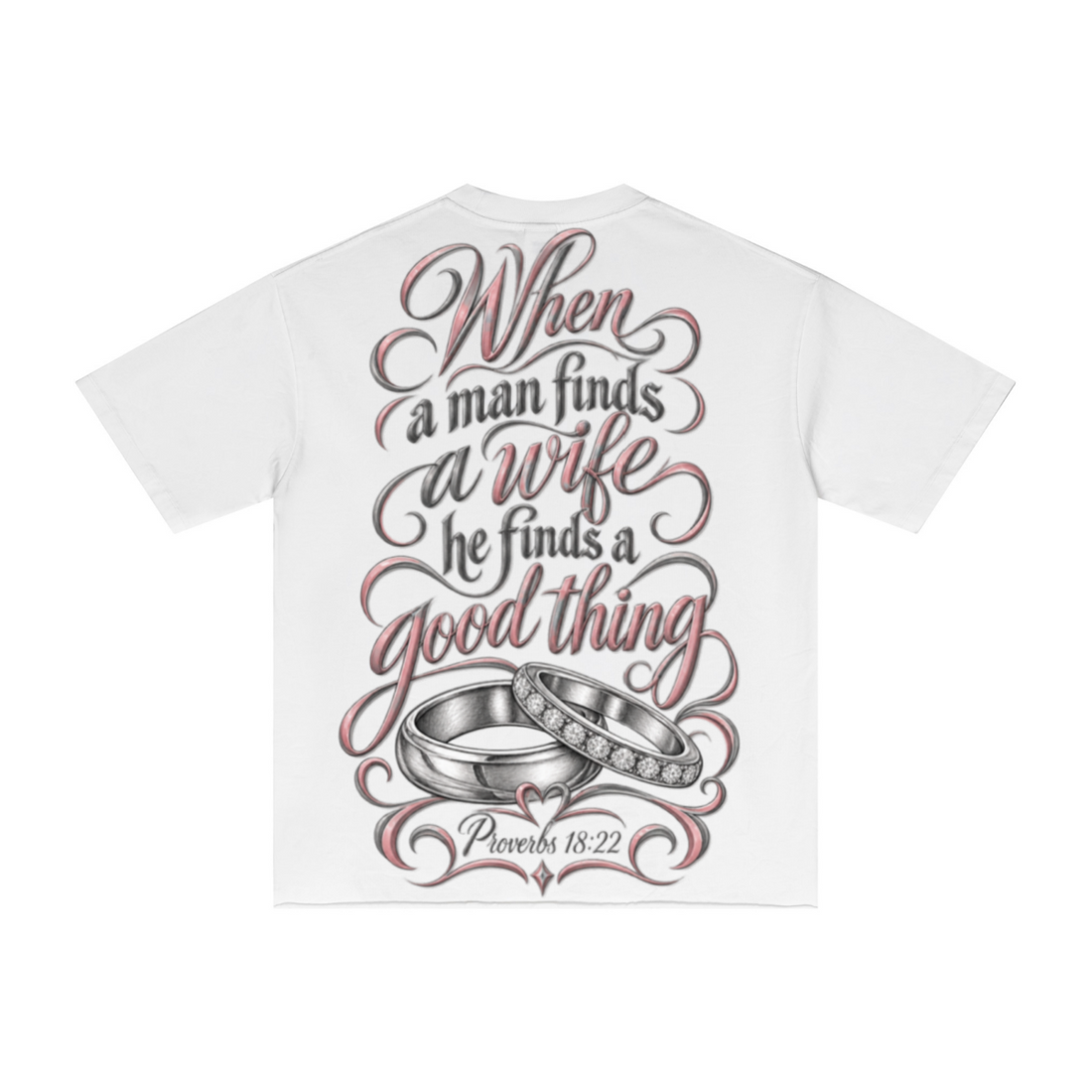 275GSM Women's Double-Yarn Raw-Edge Pigment-Wash T-Shirt White