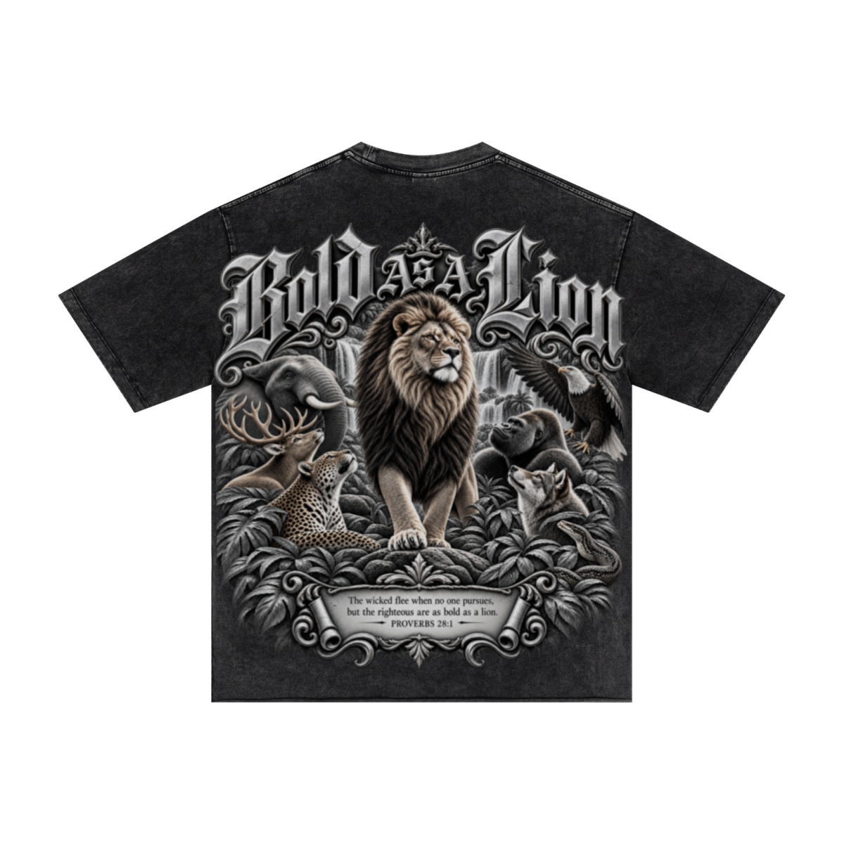 275GSM Men's Double-Yarn Raw-Edge Pigment-Wash T-Shirt Snow Wash