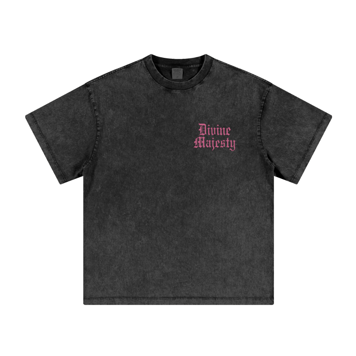 260GSM Women's Heavyweight Batik-Dyed Oversized T-Shirt Snow Wash